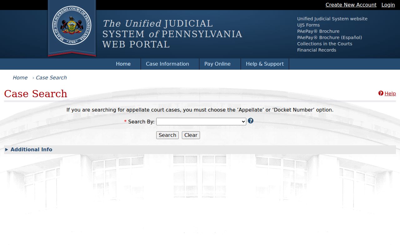 Lower Merion residents directory use of Pennsylvania UJS Case Search